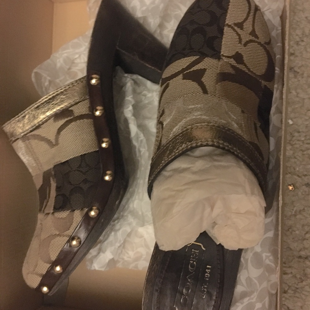 Coach clog still in good shape. Non smoking pet free home